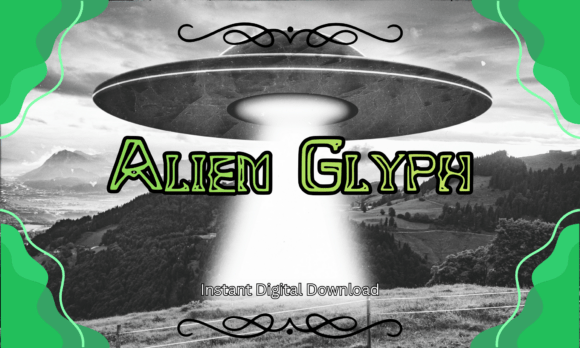 Alien Glyph: A Bold Sci-Fi Display Font for Digital Brands