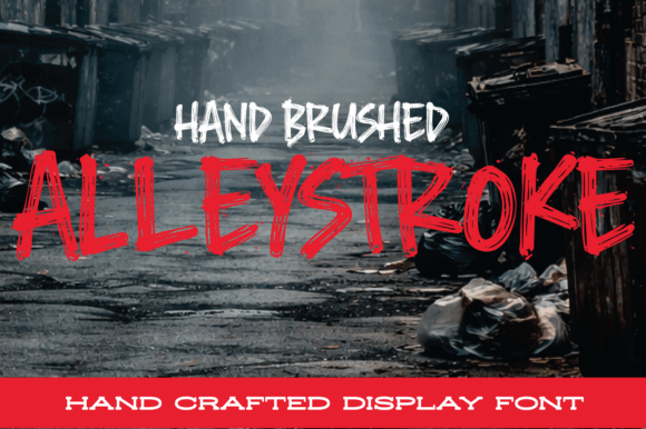 Alleystroke: A Display Font with Grit and Grace