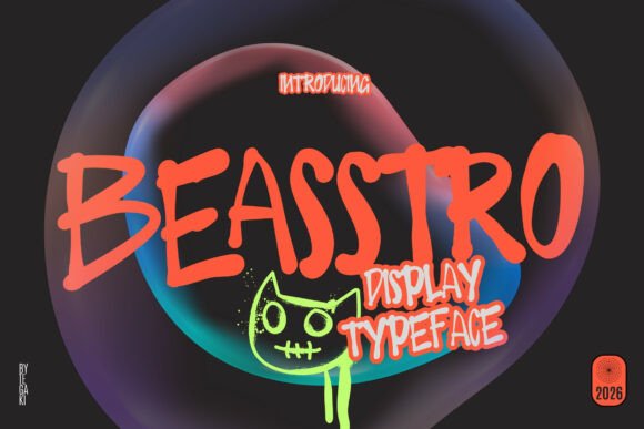 Beasstro: A Bold Display Typeface for Digital Branding