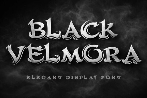 Black Velmora: A Bold Display Font for Digital Storytelling
