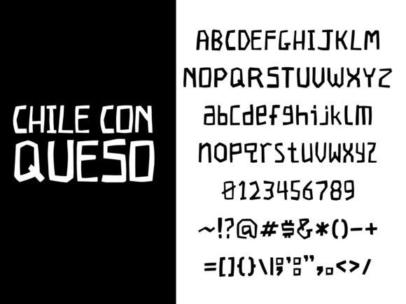 Chile Con Queso: A Display Font That Adds Charisma Without Compromising Clarity