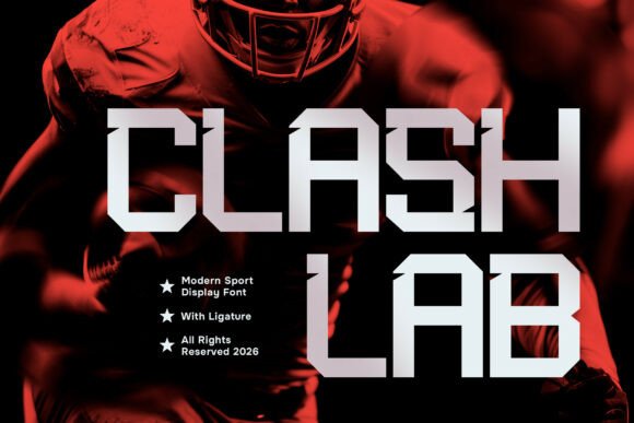 Clashlab: A Bold Display Font That Elevates Your Brand