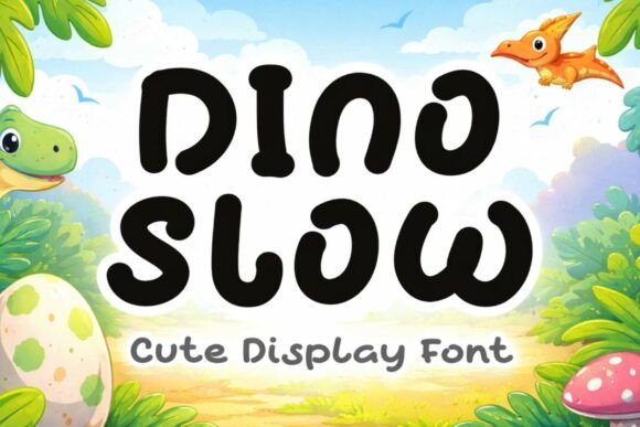 Dino Slow: A Thoughtful Display Font for Warm Editorial Moments