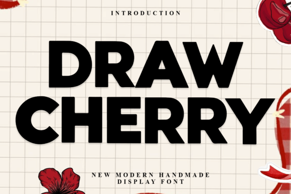 Draw Cherry: A Festive Display Font That Lifts Your Brand