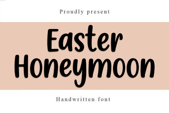 Easter Honeymoon Font: Warm, Playful & Perfect for Friendly Branding