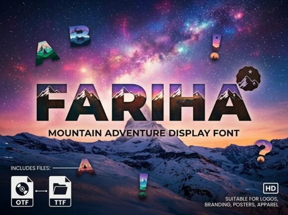 Fariha: A Bold Display Font for Scroll-Stopping Campaigns