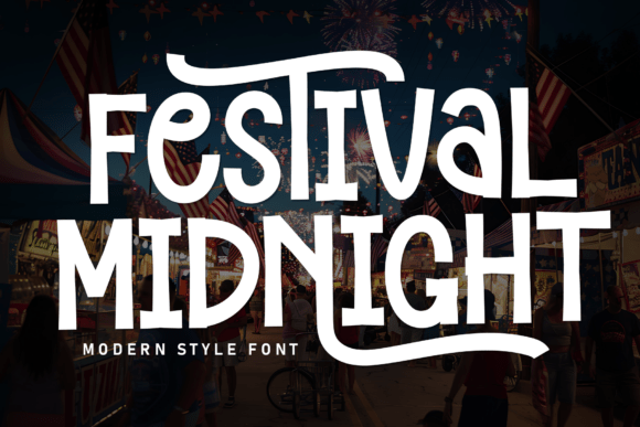 Festival Midnight: A Friendly Handwritten Display Font for Small Brands