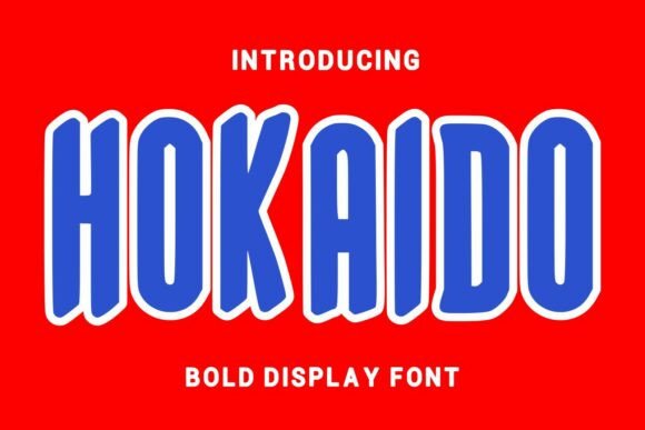 Hokaido: A Bold, Rounded Display Font for Modern Branding