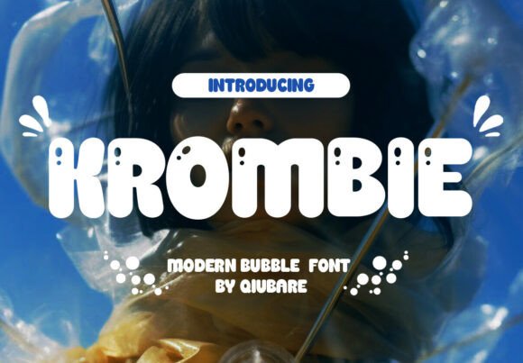 Krombie: A Playful Display Font for Joyful Editorial Moments