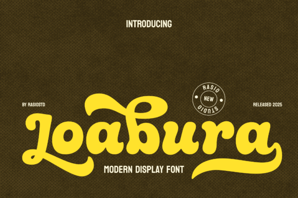 Loabura: A Display Font That Feels Like a Warm Welcome