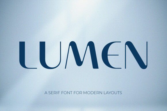Lumen: A Serif Display Font That Anchors Your Editorial Voice