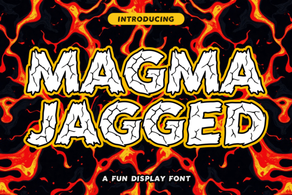 Magma Jagged: A Bold Display Font for Standout Branding