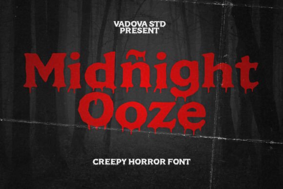Midnight Ooze: A Creepy Display Font That Builds Brand Mood