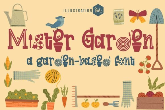 Mister Garden: A Display Font That Grows Your Visual Story