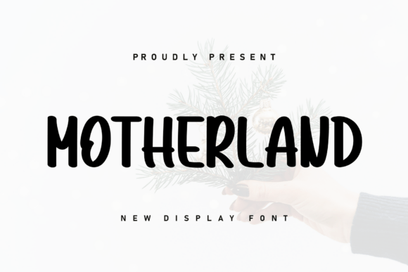 Motherland: A Handwritten Display Font for Editorial Warmth