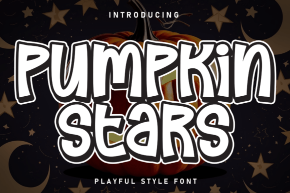 Pumpkin Stars: A Delightful Display Font for Digital Branding
