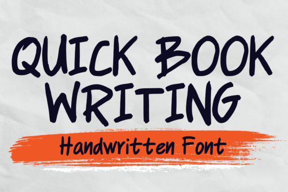 Quick Book Writing: A Handwritten Font That Builds Trust
