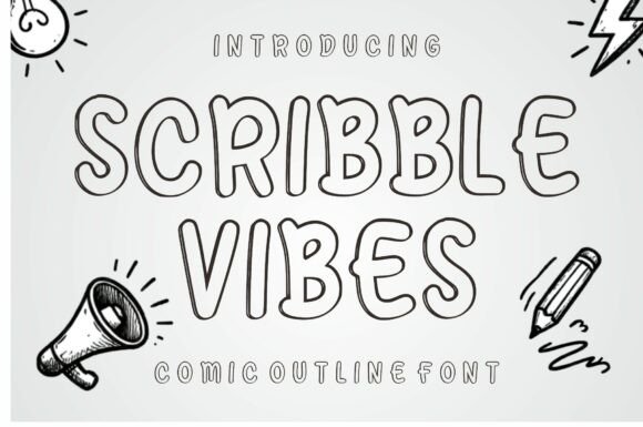 Scribble Vibes: A Handwritten Display Font That Feels Like Your Sketchbook Came to Life
