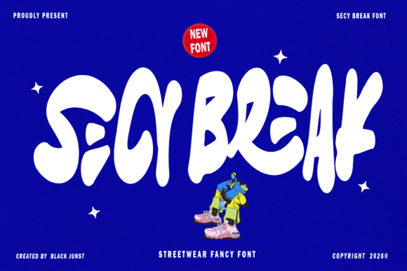 Secy Break: A Streetwear Display Font with Editorial Charm