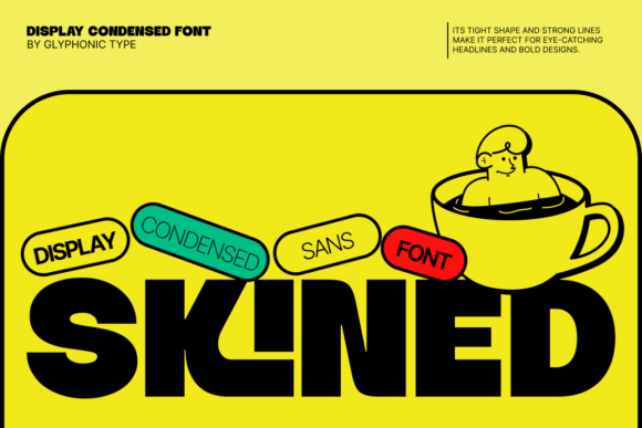 Skined: A Display Font That Commands Attention