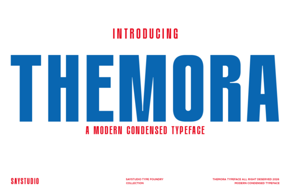 Themora: A Display Font That Makes Your Headlines Instantly Readable