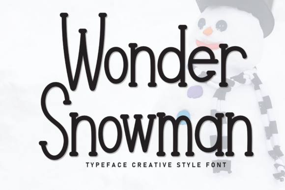 Wonder Snowman: A Playful Display Font That Delivers Personality