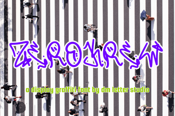 Zerokrew: The Bold Urban Display Font for Handmade Brands